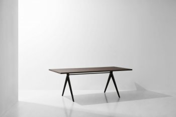 V188 Compass Dining Table  - Smoked oak (1)