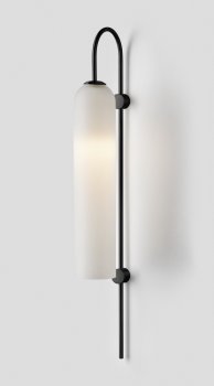 Articolo-Lighting-Float-Wall-Sconce-Snow-Opaque-Black-On-1