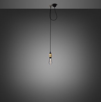 HOOKED 1.0 nude brass with buster bulb crystal