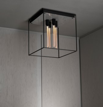 Buster & Punch CAGED Ceiling Light 4.0 Polished White Marble